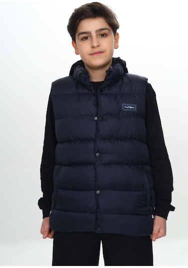 Toontoy Erkek Çocuk Göğsü Armalı Şişme Yelek Lacivert
