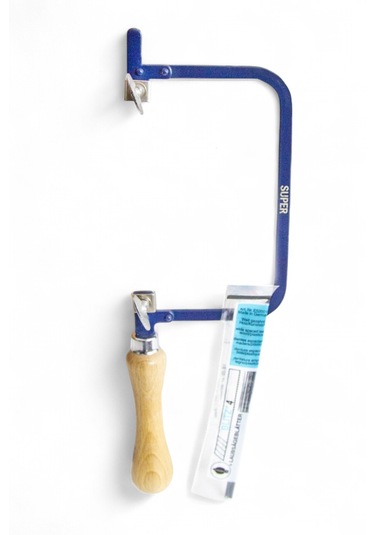 Super Kıl Testere Kolu Ahşap Salı 12 Adet Yedek Ucu İle