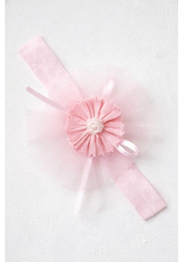 Işıl Baby Kız Bebek Dantel Detaylı Tül Elbise Pembe