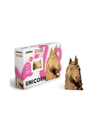 Cartonic 3d Puzzle - Unıcorn