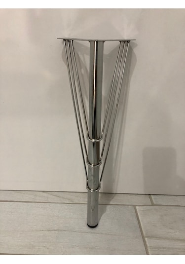 Metal,venüs 40 10 10 Cm Krom ,sehpa,puf ,sandalye Ayağı 4 Adet
