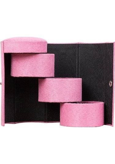 Tongxida Moda Tutucu Pembe Saklama Jl Küpe Kılıfı Düzenleyici Silindirik Bosphorus Pembe