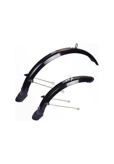 20 '' 14 '' Katlanır Bisiklet Çamurluk Seti V Fren Bisiklet Çamur Muhafızları 14 Inç Siyah