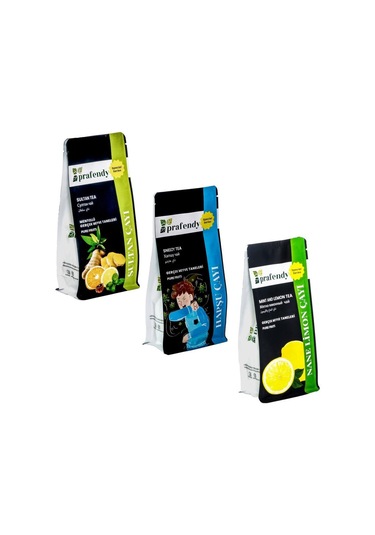 Prafendy Sultan Hapşu Nane Limon Çayı Gerçek Meyve Taneli 3 x 250 G