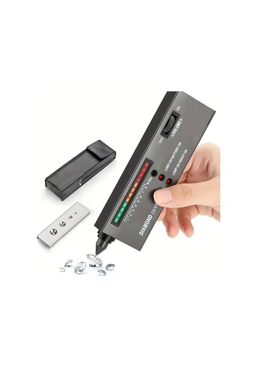 Boatshop1 Diamond Tester Sertlik Olcer Kalem Drill Pen Pilli Mucevher Kristal Tas Teshis Arac