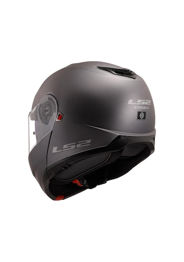 Ls2 Strobe 2 Çene Açılır Motosiklet Kaskı Mat Titanyum