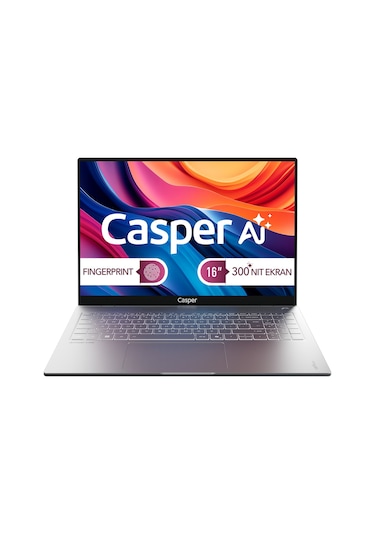 Casper Nirvana S100.255H-GV00A-G-F Ultra 7 255H 48 GB 500 GB SSD 16" W11H Dizüstü Bilgisayar