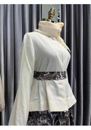 Hewes Keten Etekli Takım - Kahverengi - 1 Kahverengi