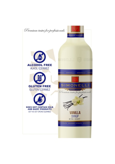 Simonelli Vanilya Kahve Şurubu 70 ML + Pompa