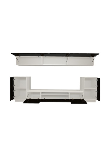 Decoraktiv Trendstyle 9 Mdf Tv Ünitesi Tv Sehpası Beyaz - Siyah