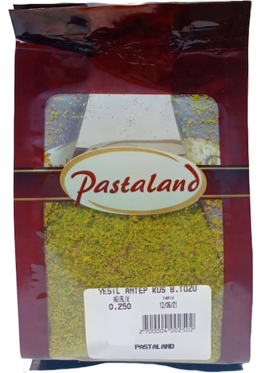 Pastaland Yeşil Antep Fıstığı Kuşboku Toz 250 G