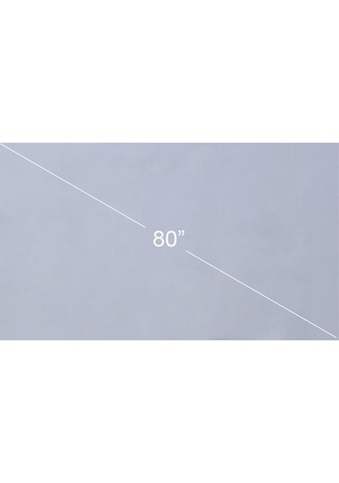 Didadodo 80 Taşınabilir Projeksiyon Perdesi - Hd 16:9 Duvar Montajlı, Katlanabilir Ev Sineması Perdesi - Küçük Boyutlu Tasarım