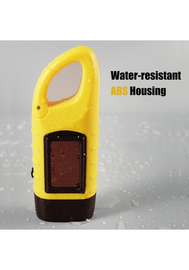 Jeemson Led Fener, Güneş Enerjisi Ve Elle Çevirme İle Şarj Edilebilir, Kamp Ve Acil Durumlar İçin Dayanıklı Asker Yeşili El Feneri Yeşil