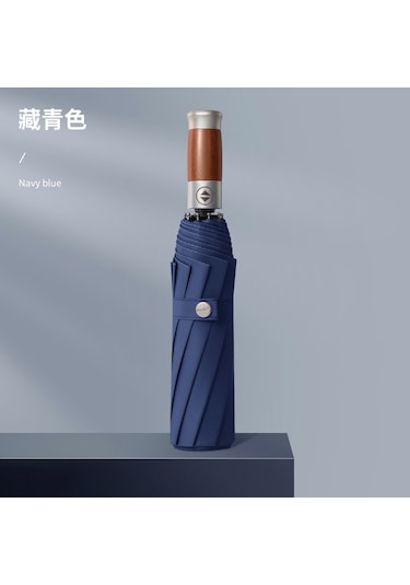 Tam Otomatik Katlanır Şemsiye - Siyah Nano Kaplamalı Upf 50+ Güneş & Yağmur Koruma, 1 Saniyede Açılır/kapanır Camgöbeği