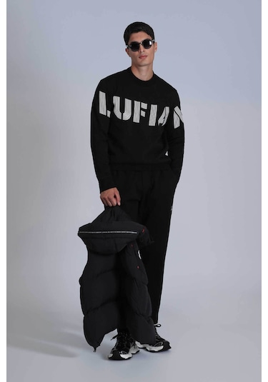 Lufian Todillo Erkek Sweatshirt - Siyah