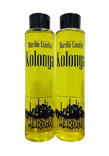 Mardin Esintisi Kolonya 2 Adet 400 Ml'lik Bıttım, Nergis, Safran Bitki Özlü
