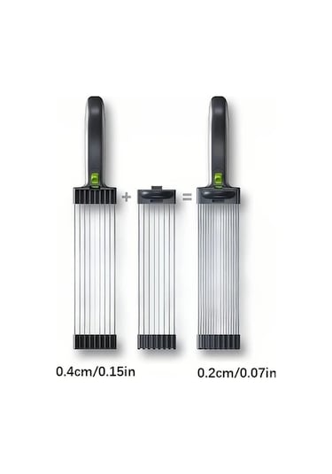 Trendooze Gaojunshop01 Senbowe Manuel Dilimleyici Gri Barbekü Aksesuarı Et Ve Sebze Kesici Gri