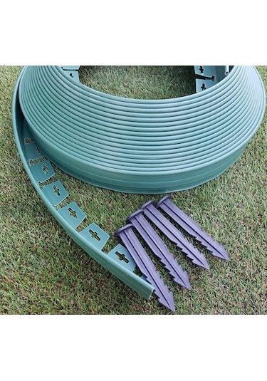 Çim Ayırıcı 20 M Çim Sınırlayıcı Taş Toprak Ayırıcı Çim Bariyeri