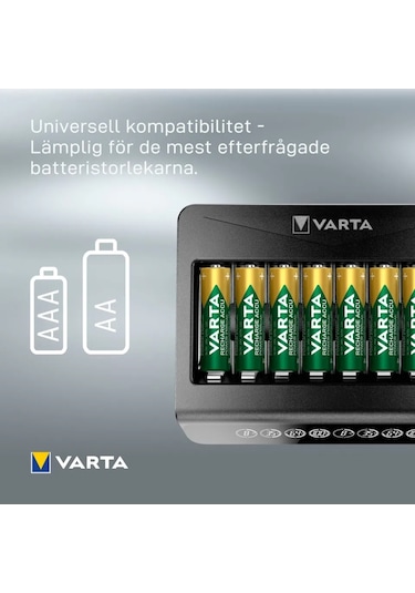 Varta Lcd Multi+8'li Aa/aaa Pil Şarj Cih.+12x2600mah Aa Pil+çanta