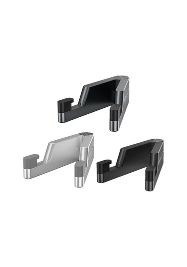 Muduan T1 Alüminyum Alaşım Katlanır Cep Telefonu Standı Tablet Bilgisayar Standı Siyah Havalandırma Wpv9e1