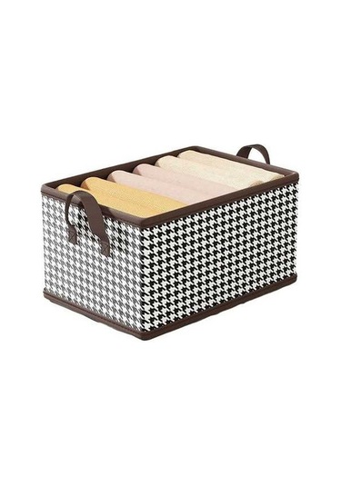 Dancemonkey Cbtx 50x30x26cm Saklama Kutusu Non Woven Pp Katlanabilir Dolap Düzenleyici Organizer Kutusu - Siyah 140l