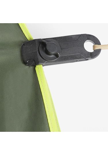 Monyee Nylon Kamplık Klipsi, Çok Amaçlı Dış Mekan Tutucu, Feneri/perdeyi Sabitler, Rüzgar Direnci, Kahverengi, 1 Adet Haki