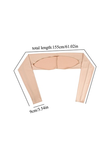 Padalink Golf Ve Bisiklet İçin Güneşten Koruyucu Tek Parça Omuzlu Kolenik - Nane Yeşili, Siyah, Ten Rengi 3 Adet