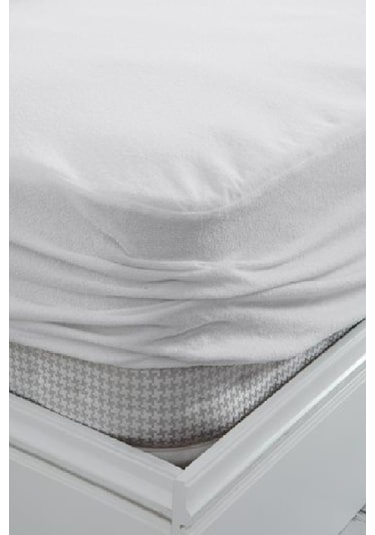 Bebesi Micro Fitted Full Kenarlı Su Sıvı Geçirmez Alez Çocuk Bebek 5 Ölçü Beyaz