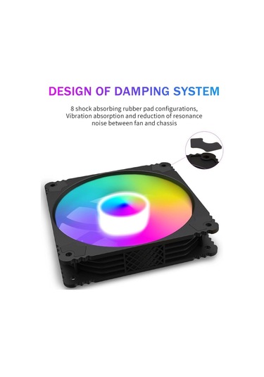 Snt Energy Yh-k-a-5vargb 120 Mm. Argb Yüksek Performans Düşük Gürültü Kasa Fanı