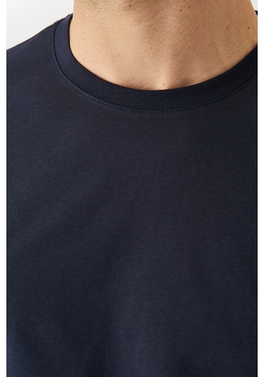 AC&Co / Altınyıldız Classics 4A4800000001LACXS Slim Fit Bisiklet Yaka Kısa Kol Pamuklu Erkek Tişört Lacivert AC&Co / Altınyıldız Classics 4A4800000001LACXS Slim Fit Bisiklet Yaka Kısa Kol Pamuklu Erkek Tişört Lacivert