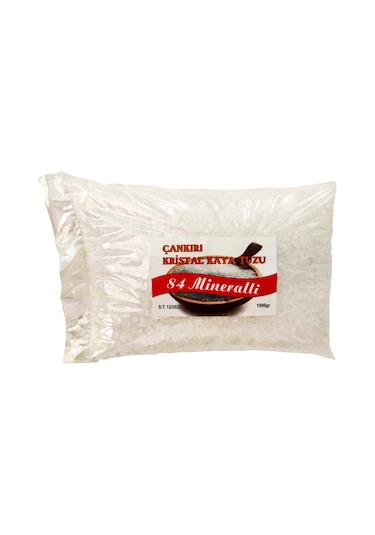 Çankırı 84 Mineralli Tane Kristal Kaya Tuzu 1 KG
