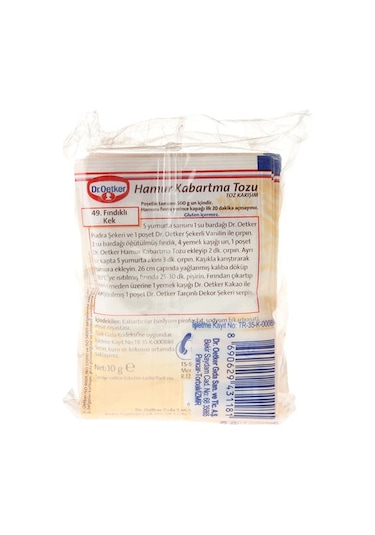 Dr. Oetker Hamur Kabartma Tozu 15 x 10 G