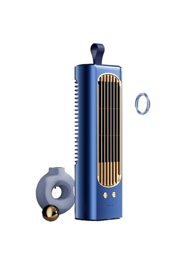 Hava Sirkülasyonu Salınımlı Kule Fan Sessiz 3-hız 1675 Mavi