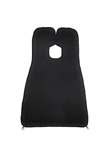 Maiyame Erkek Tıraş Apronu Ipek Malzeme Banyo Temizliği Koruyucu Perde 112x75cm Siyah