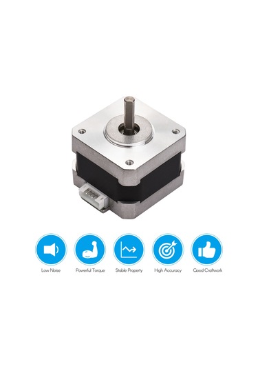 Lemestar 3d Yazıcı Motoru 42-34 Modeli Tüm 3d Yazıcılara Uyumlu Cr-10 Serisi Dahil Metal Malzeme Adım Motoru