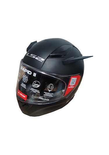 Motospartan Kask Süsü Kanat Siyah
