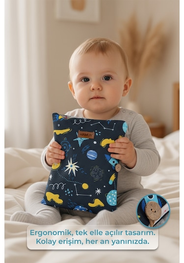 Hamur Space Bebek Bakım Çantası Organizer Çok Renkli
