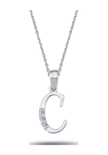 Lova Pırlanta C Harfi Kolye - 2080005