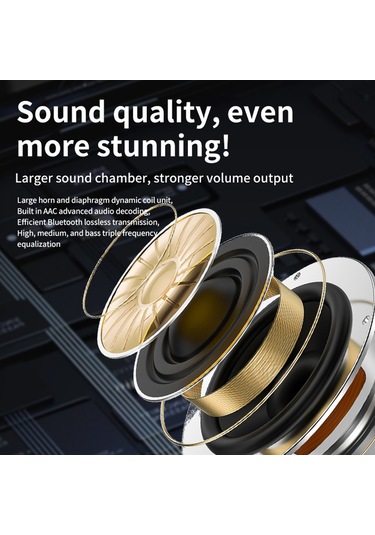 Leezsing Beyaz Q28 Bt 5.3 Kulaklık - 10 Saat Müzik Süresi, 400mah Şarj Kutusu, Full-range Hoparlör