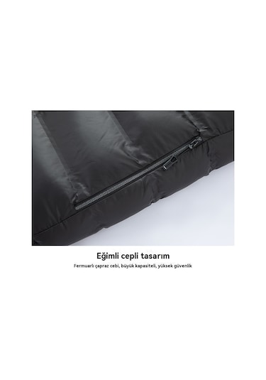 Erkek Kışlık Dolgulu Yakalı Ceket - Siyah Siyah