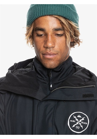 Quiksilver İn The Hood Jk Erkek Mont - KVJ0 Siyah