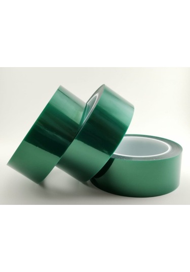 40 Mm X 66 Mt (±1 Mt) 0,60 Micron-Isıya Dayanıklı Yeşil Bant