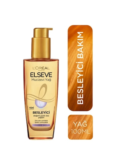L'Oréal Paris Elseve Mucizevi Besleyici Bakım Yağı 100 ML