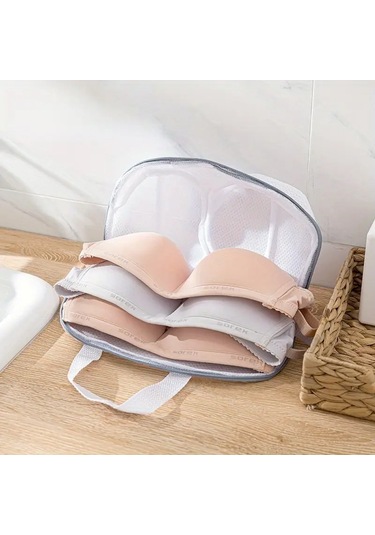 Polyester Sutyen Yıkama Torbası Beyaz