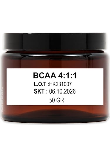Bcaa 4:1:1 Hammadde 50 Gr