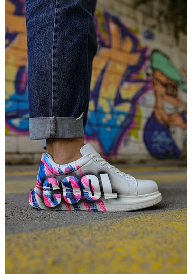 Ch254 - Cbt Pittura Erkek Ayakkabı 486 Pembe / Mavı Cool Çok Renkli Ch254 - Cbt Pittura Erkek Ayakkabı 486 Pembe / Mavı Cool Çok Renkli