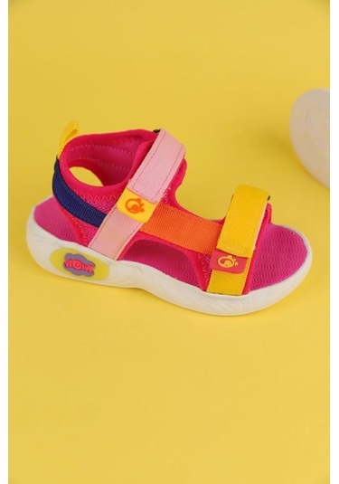 Dudino Coconut Hafif Taban Işıklı Ortopedik Çocuk Sandalet Pembe