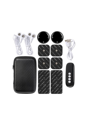 Servikal Masaj Ems Nabız Terapi Cihazı Tam Vücut Masaj Yaması, Spec: Uzaktan Kumandalı Çift Ana Bilgisayar Çok Renkli