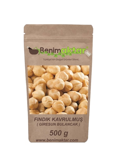 BenimAktar Kavrulmuş Fındık Giresun Bulancak 500 G