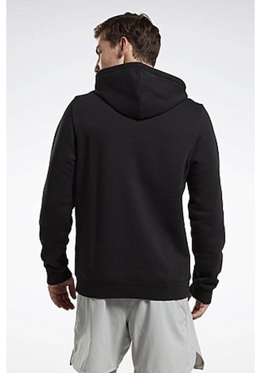 Reebok Left Chest Logo Erkek Siyah_0 Sweatshirt